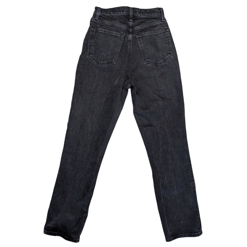 Abercombie & Fitch Sz. 26 Black 90s Straight Ultra High Rise Cotton Denim Jeans